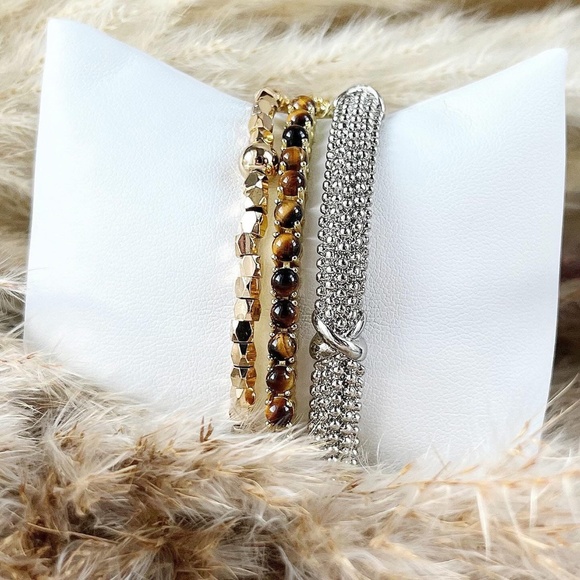 Park Lane Impression Micro Tiger Eye Bracelet NWT - Picture 2 of 3